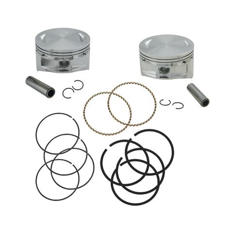 S&S Cycle Forged 4" Bore Piston Kit For S&S 100" / 107" Motors