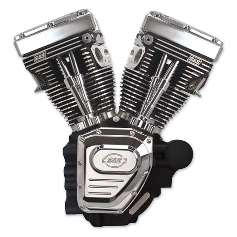 S&S Cycle T124 Long Block Engine with Easy Start 585 Camshafts For Harley Touring / Dyna 2006-2017