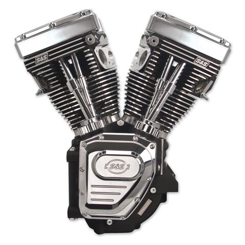 S&S Cycle T124 Long Block Engine With Easy Start Camshafts For Harley 1999-2006