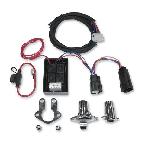 Khrome Werks Plug-and-Play Trailer Wiring Connector Kit For Harley FLHX / FLTRX 2010-2013