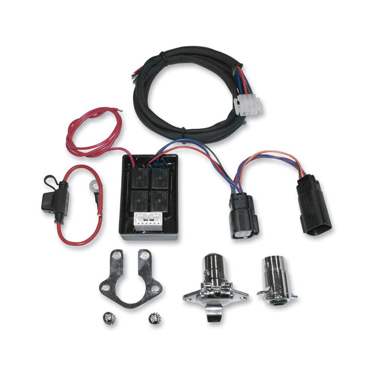 Khrome Werks Plug-and-Play Trailer Wiring Connector Kit For Harley FLHX / FLTRX 2010-2013