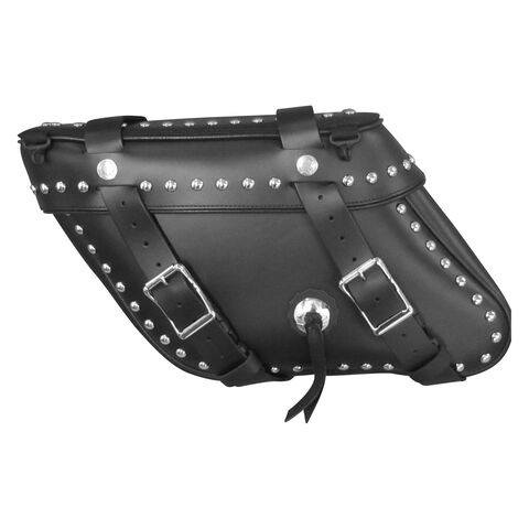 Leatherworks Wide Angle Slant Box Top Saddlebags