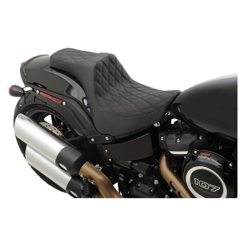 Drag Specialties Predator III Seat For Harley Softail FXFB/S 2018-2022