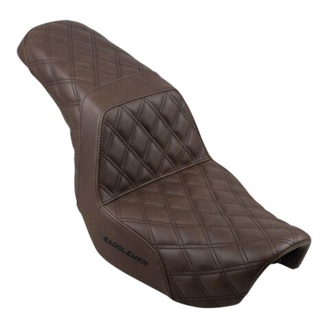 Saddlemen Step-Up LS Lattice Stitch Seat For Harley Dyna 2006-2017