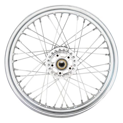 Drag Specialties 40 Spoke Laced Front Wheel For Harley Sportster Non-ABS 2008-2022
