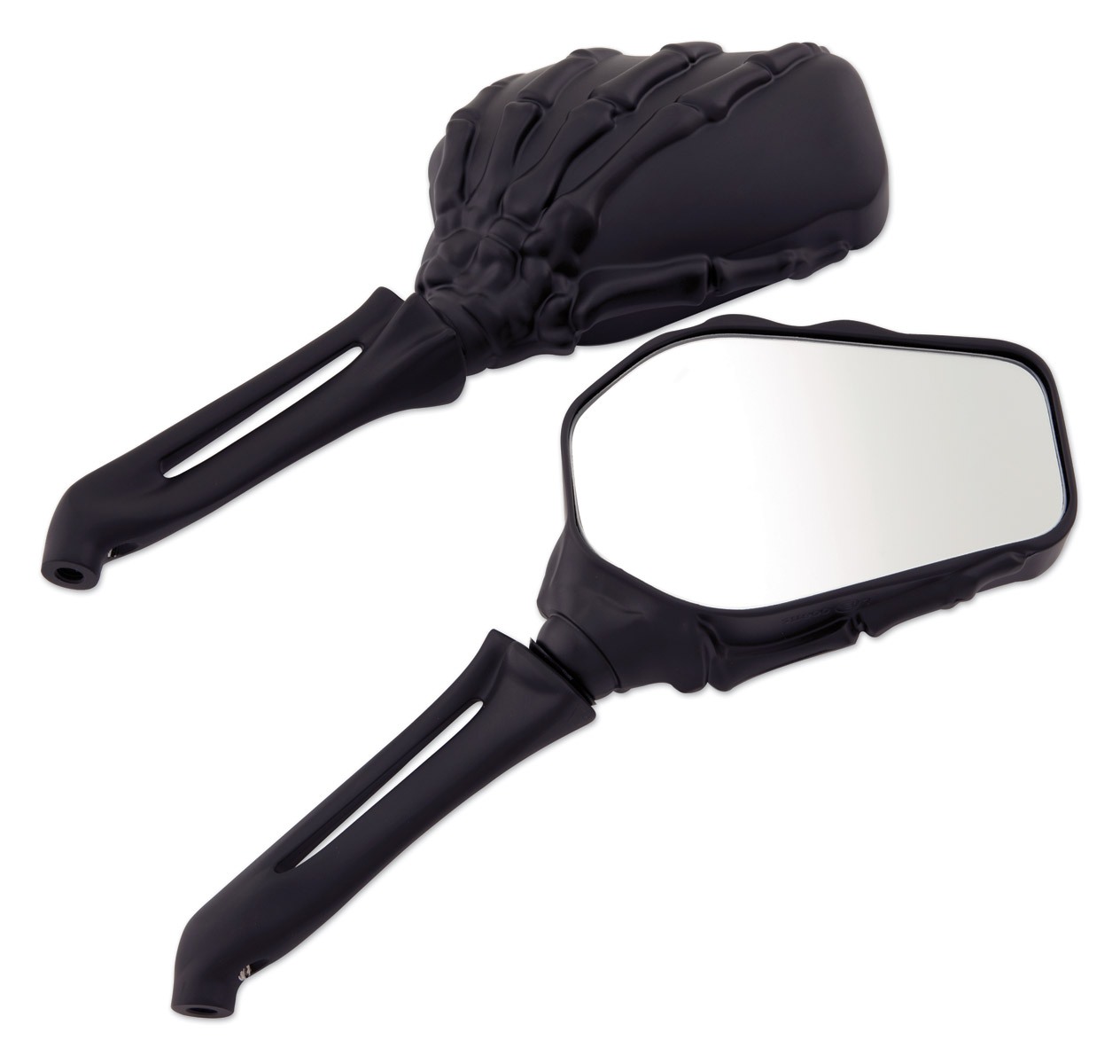 Milwaukee Twins Hand Bone Mirrors Cycle Gear