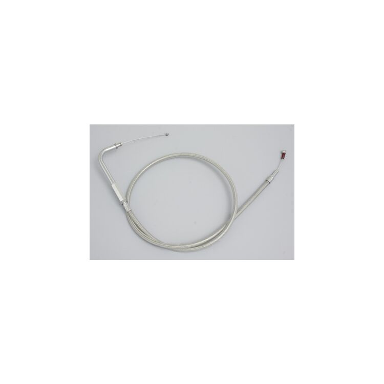 Motion Pro Armor Coat Stainless Idle Cable For Harley Dyna 1993-2005