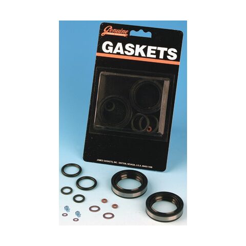 James Gasket Front Fork Seal Rebuild Kit For Harley With Kayaba Forks 1973-1977