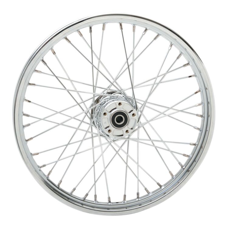 Drag Specialties 40 Spoke Laced Front Wheel For Harley FX Softail / FXDWG 2000-2006