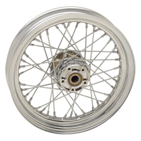 Drag Specialties 40 Spoke Laced Front Wheel For Harley FL Softail Non-ABS 2008-2013