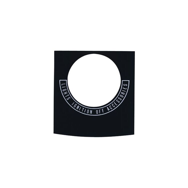 Milwaukee Twins Replacement Dash Switch Decal For Harley 1980-1993