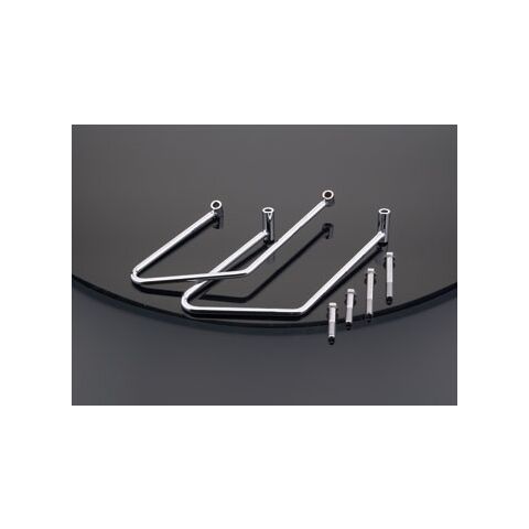 Milwaukee Twins Saddlebag Support Brackets For Harley Softail 2000-2014