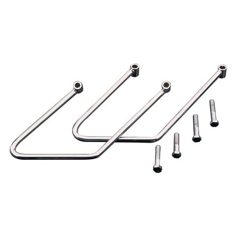 Milwaukee Twins Saddlebag Support Brackets For Harley Softail 1984-1999