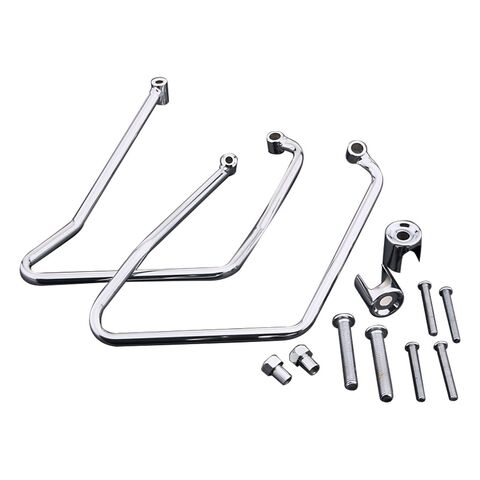 Milwaukee Twins Saddlebag Support Brackets For Harley Sportster 1994-2003