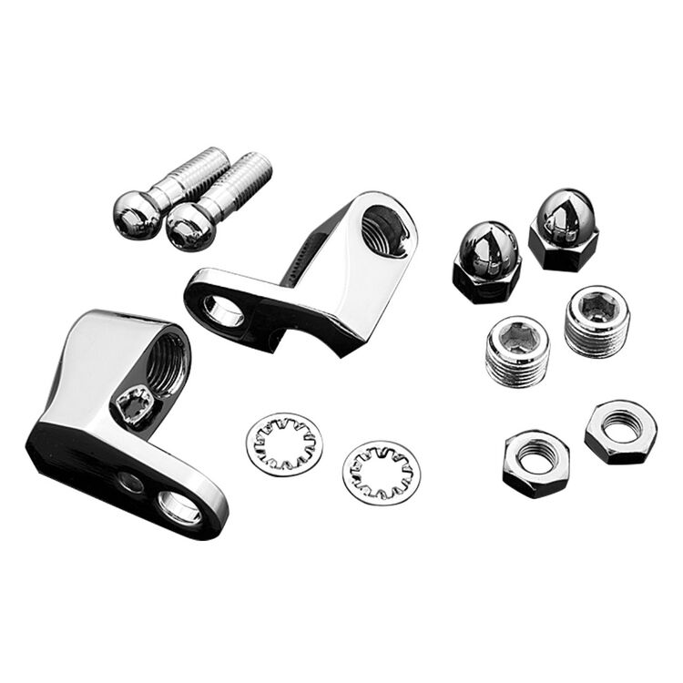 Milwaukee Twins Front Turn Signal Mount Kit For Harley Touring / Softail / Dyna / Sportster 1985-2020
