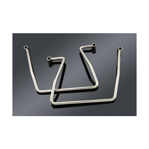 Milwaukee Twins Saddlebag Support Brackets For Harley Dyna 2006-2017