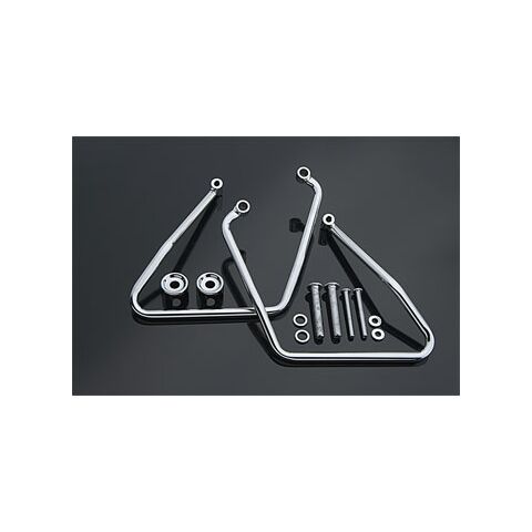 Milwaukee Twins Saddlebag Support Brackets For Harley Sportster 2004-2019