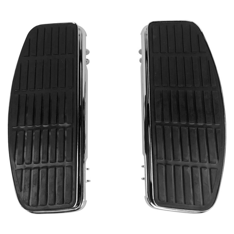 Milwaukee Twins Rectangular Shaker Floorboards For Harley 1980-2025
