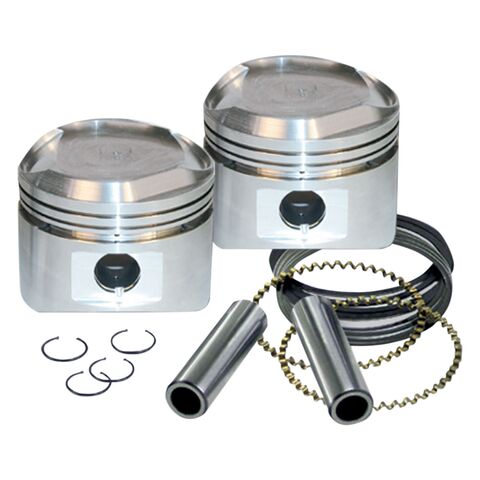 S&S Cycle 89" Low Compression Stroker Pistons For Harley 1984-1999