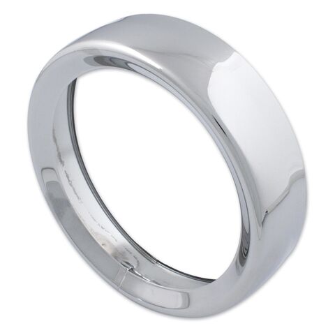 Milwaukee Twins Frenched Headlight Trim Ring For Harley Softail 1994-2014