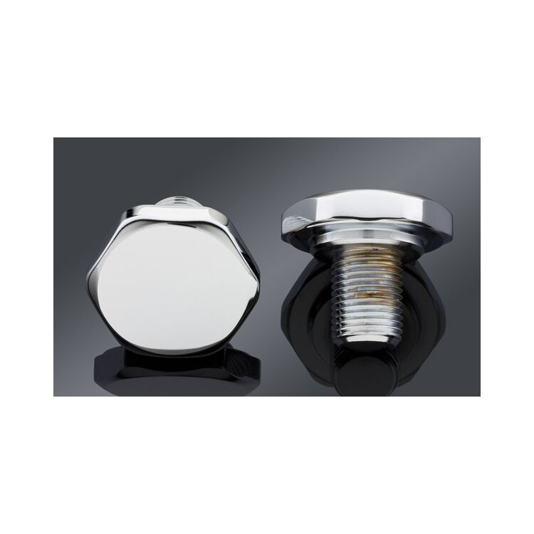 Milwaukee Twins Fork Tube Caps For Harley Big Twin 1978-2017