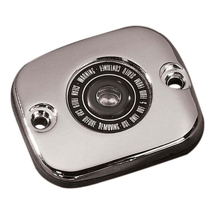 Milwaukee Twins Sight Glass Front Master Cylinder Cover For Harley 1996-2017