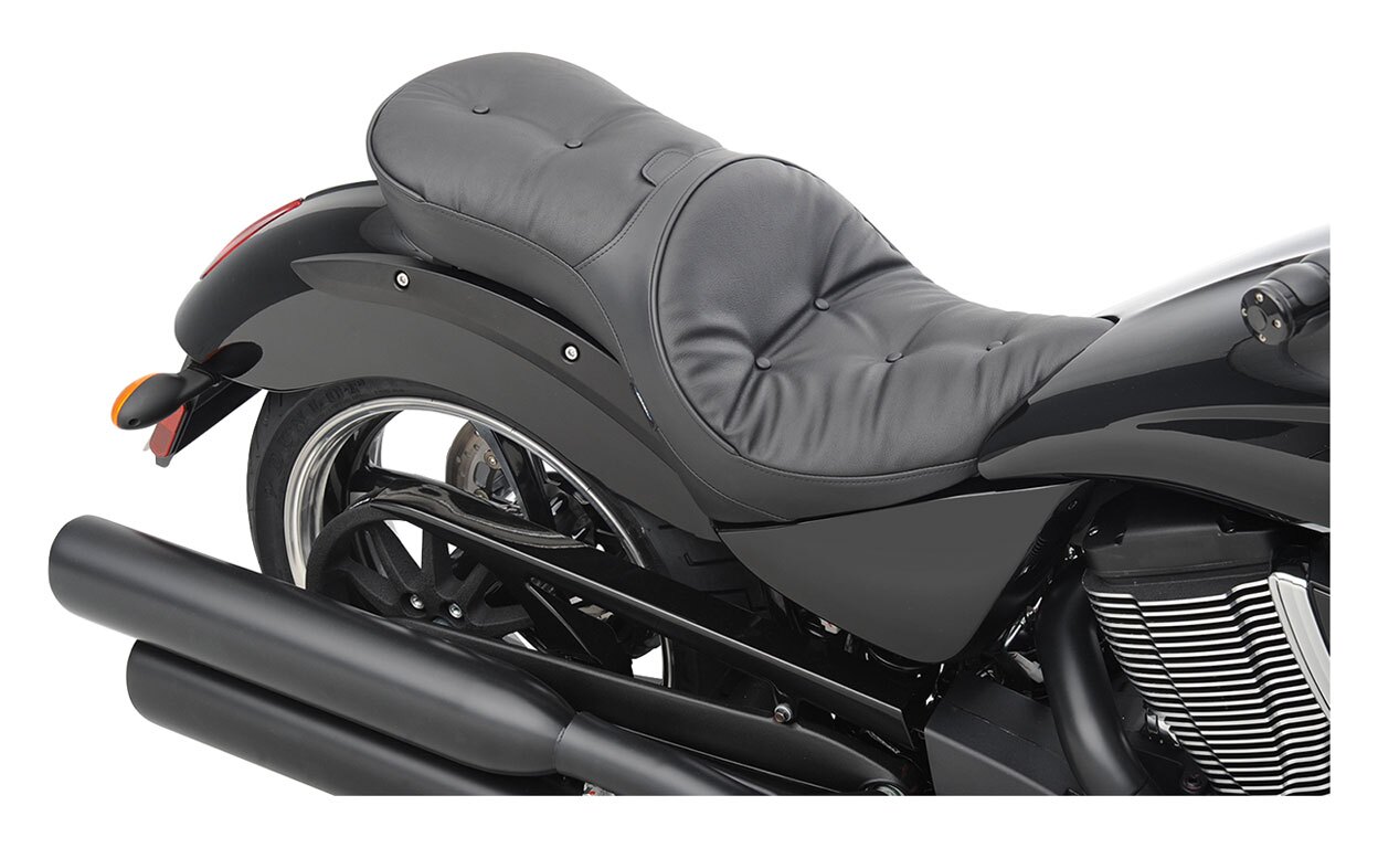 Drag Specialties LowProfile Touring Seat Victory King Pin / Gunner