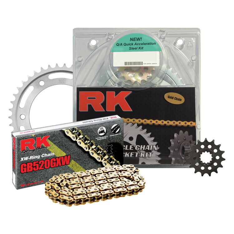 RK Chains 520 Steel Quick Acceleration Chain and Sprocket Kit Triumph Daytona 675/R 2006-2016