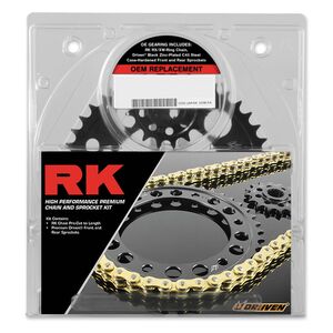 RK 530XSO OEM Replacement Chain and Sprocket Kit Kawasaki ZX-12R