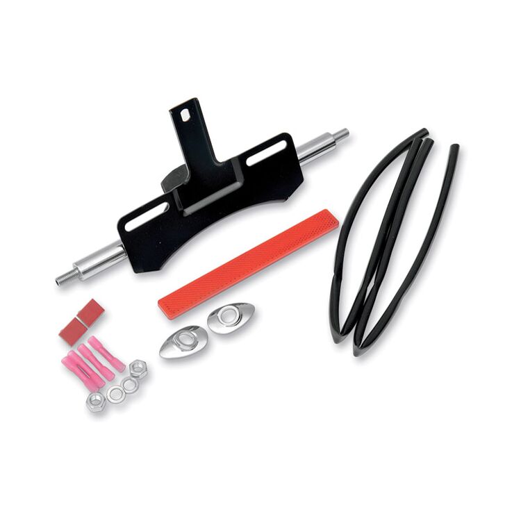 Milwaukee Twins Rear Turn Signal Relocation Kit For Harley Dyna 2000-2017