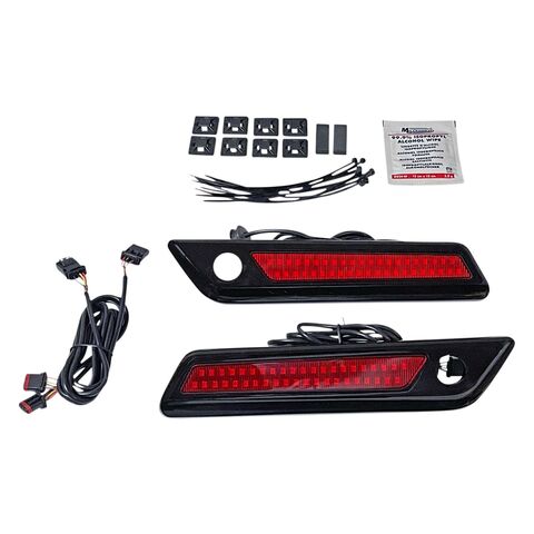 Custom Dynamics Dual Color Saddlebag Latch Lights With Housing For Harley Touring 2014-2023