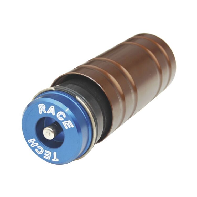 Race Tech Bladder Cap Kit SMRC 52001 – Billet Aluminum Reservoir Cap With Schrader Valve For Motorcycle Forks