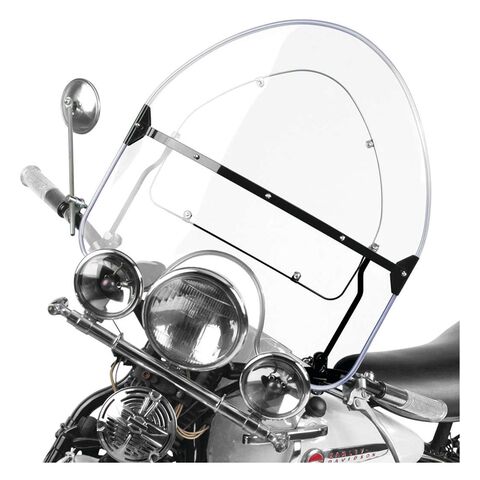 National Cycle Vintage-Style Beaded Windshield For Harley E / F 1936-1948