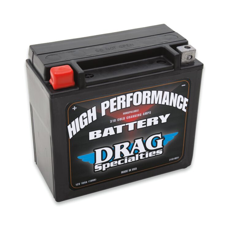 Drag Specialties YTX20H High Performance AGM Battery For Harley 1974-2000