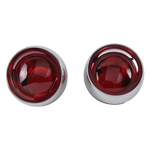 Kuryakyn Deep Dish Bezels With Lenses Honda / Kawasaki Cruisers 2001-2017