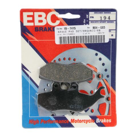 EBC FA194 Front Organic Brake Pads Aprilia RS 50 1999-2005