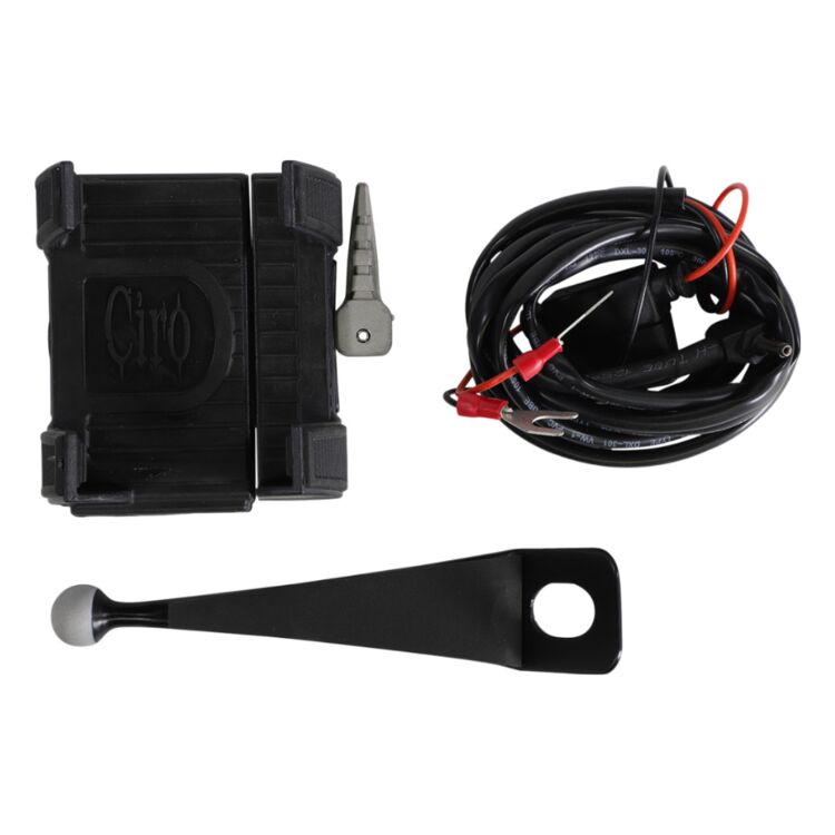 Ciro Smartphone / GPS Premium Holder With Charger For Harley FLHT 2014-2025