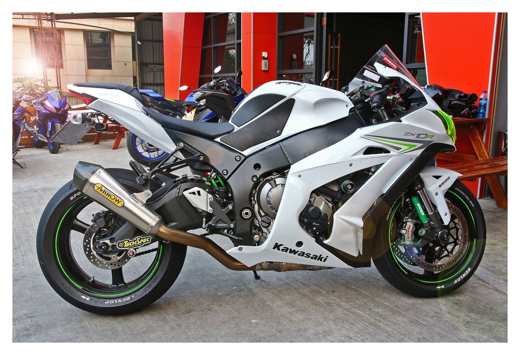 TechSpec XL2 Tank Pads Kawasaki Ninja ZX-10R 2016-2025 - Cycle Gear