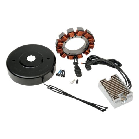 Drag Specialties Heavy Duty 32A Charging Kit With Regulator For Harley Big Twin 1971-2000