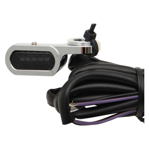 Drag Specialties LED Handlebar Marker Lights For Harley Touring / Softail / V-Rod 2009-2017