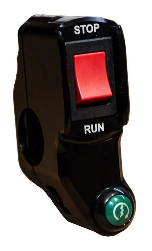 Woodcraft RH Race Handlebar Switch With Keyswitch Elimination Harness