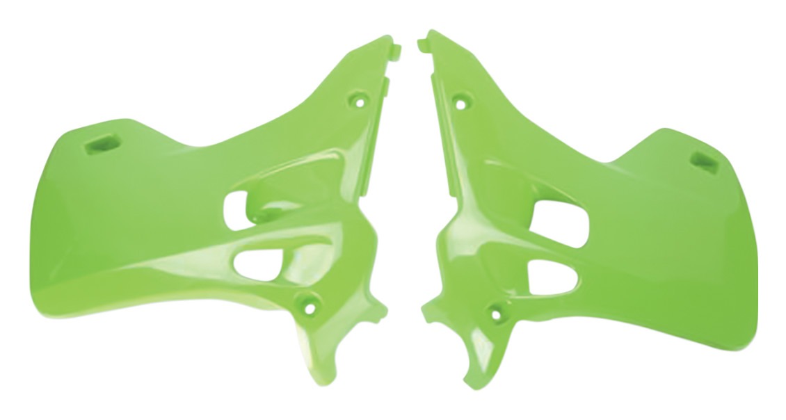 thumbnail image 2 of Polisport Green Radiator Shroud Set 06-08 KX250F 2 of 14