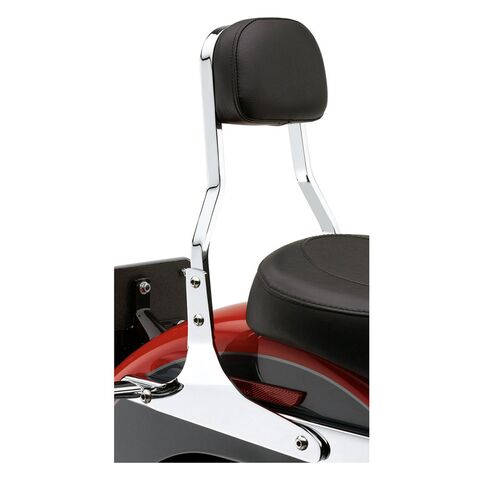 Cobra Standard Square Sissy Bar with Pad For Harley Softail 2000-2017