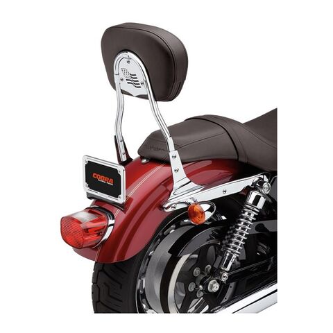 Cobra Standard Round Sissy Bar with Pad For Harley Sportster 2004-2019