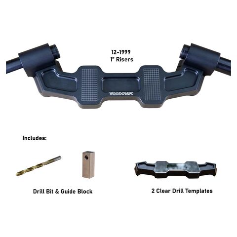Woodcraft Universal Clip-On Risers w/ Adapter Plate