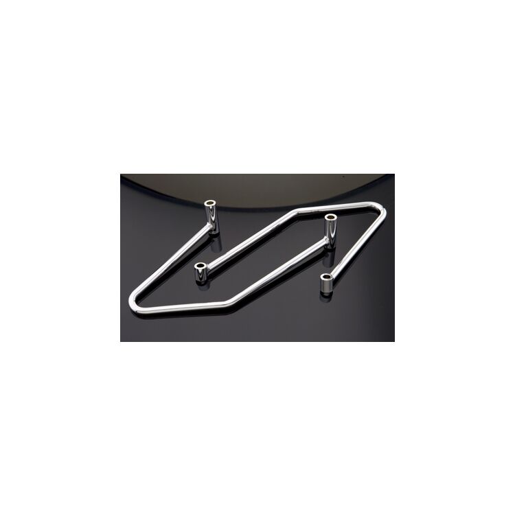 Milwaukee Twins Saddlebag Support Brackets For Harley