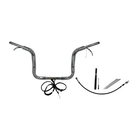 Fat Baggers Inc. 1 1/2" Wired Round Top Handlebar Kit For Harley Touring 2021-2025 