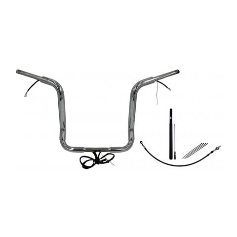 Fat Baggers Inc. 1 1/2" Wired Round Top Handlebar Kit For Harley Touring 2021-2025 