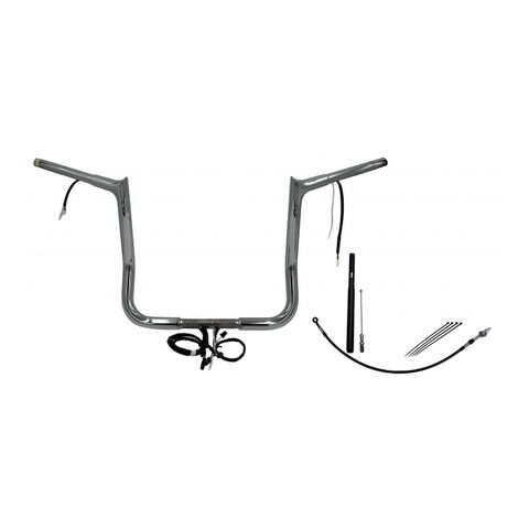 Fat Baggers Inc. 1 1/4" Wired Pointed Top Handlebar Kit For Harley Touring 2021-2025