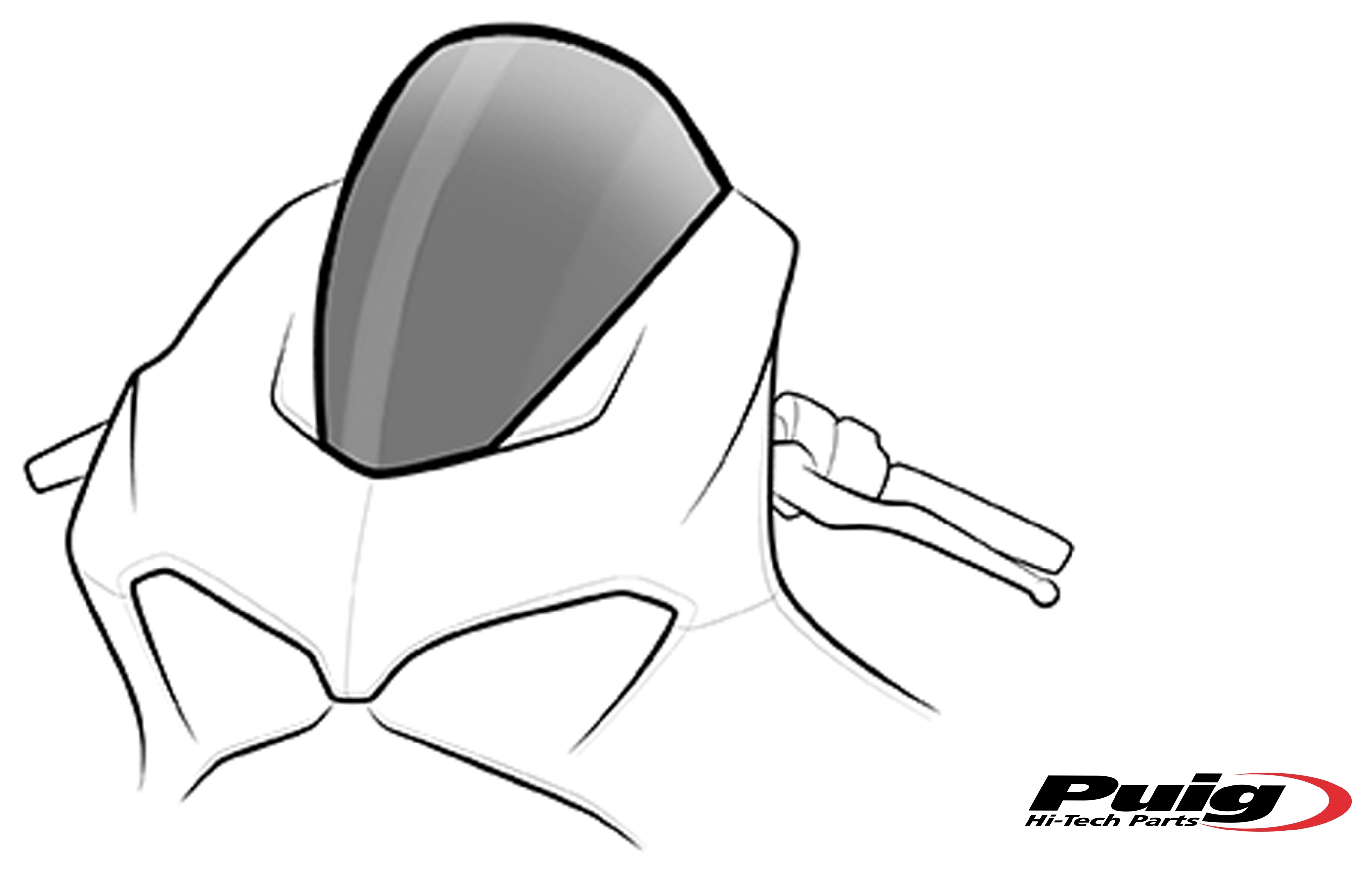 Puig Standard Windscreen Suzuki GSX650F / GSX1250F
